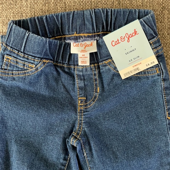 Girls Denim Skinny Jeans 6x - Picture 3 of 3